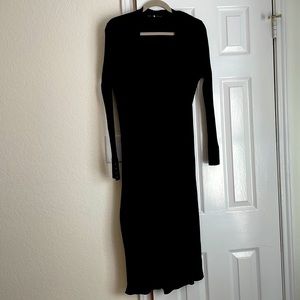 Long black duster size medium